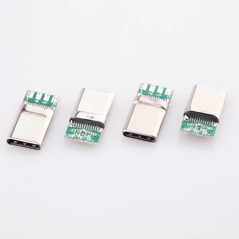 
Штекерный разъем USB 3,1 типа C, 24-контактный разъем usb-c 