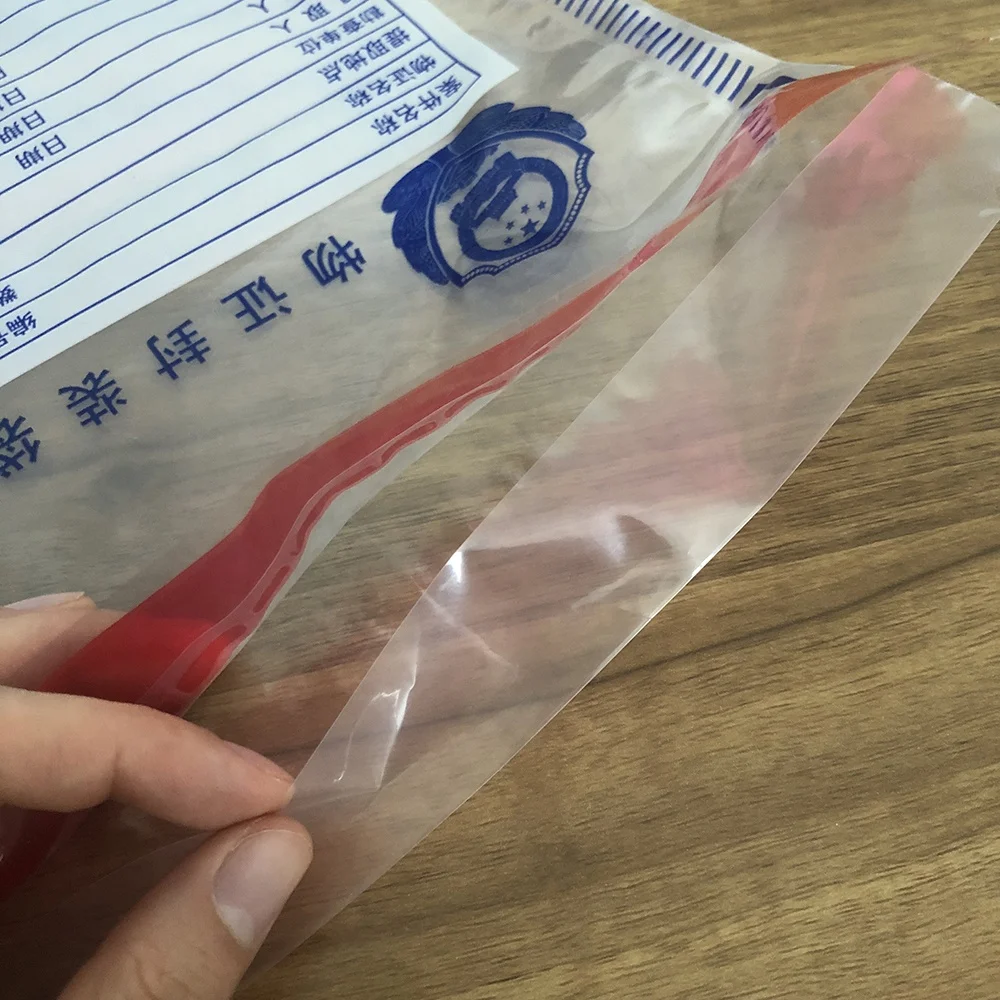 Customs Police Use Secret Evidence Locking Bags Security Tamper Evident Bag