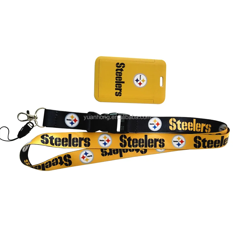 2022 Usa Sport American Football Club Nfl Lanyard Keychain With Hard Id