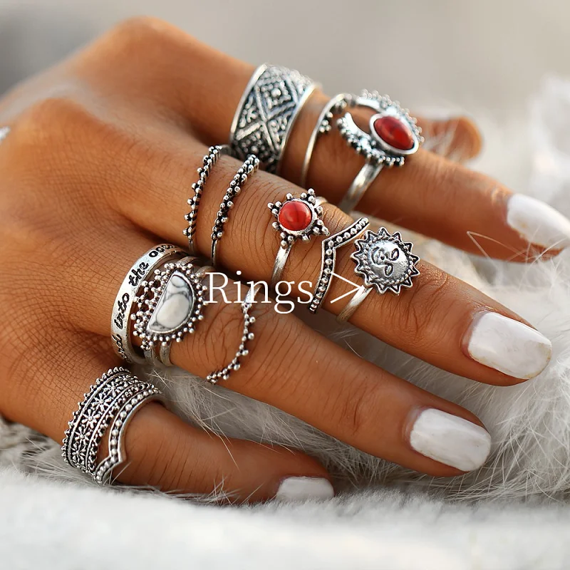 Стильные серебряные кольца