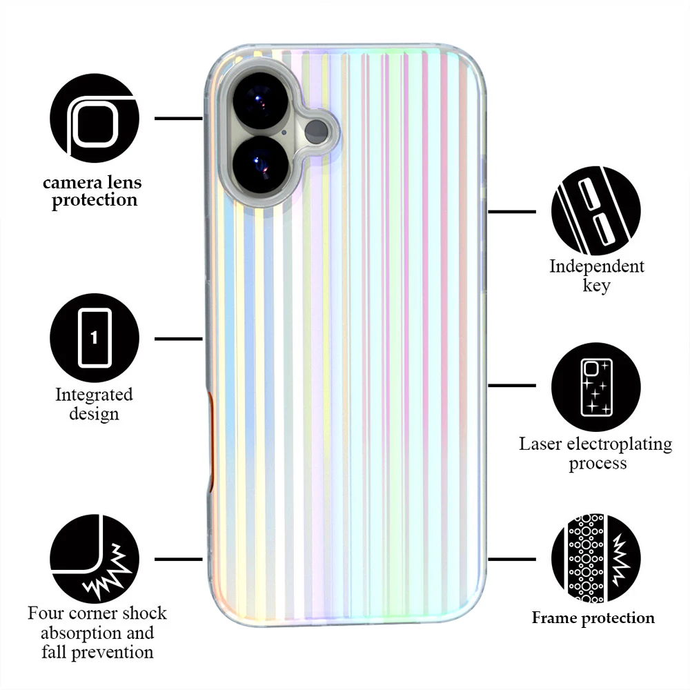 Laudtec Sjk953 Imd Phone Case Trunk Type Colourful Thin Shell New Design Cover Skin Friendly For Iphone 16 15 14 13 Plus Pro Max factory