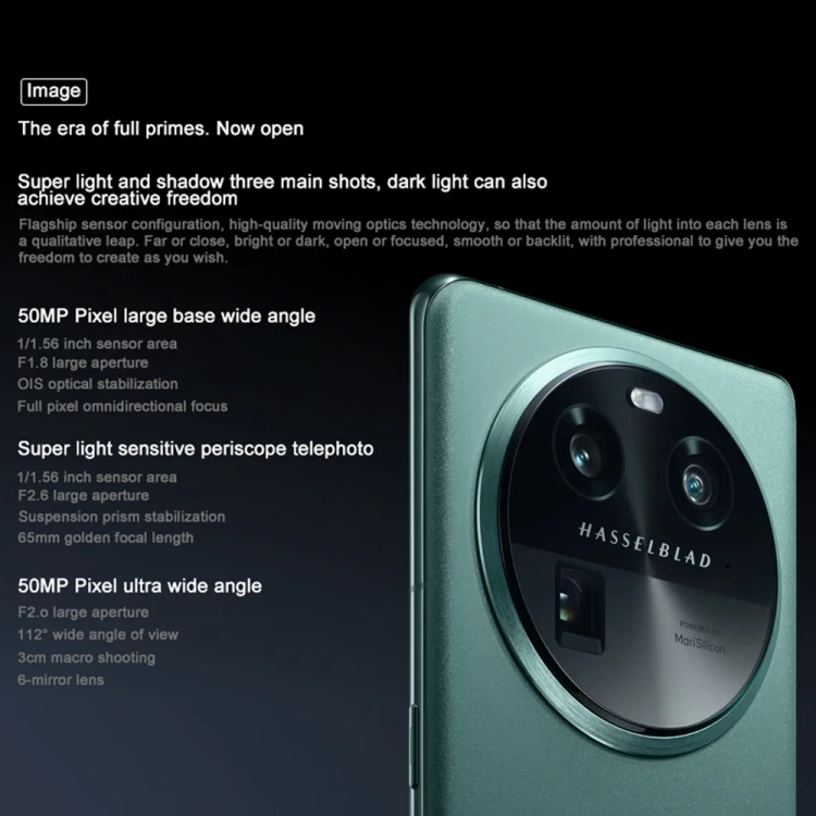 Oppo Find X6 5g Mobile Phone, 16gb+512gb, 50mp, 6.74