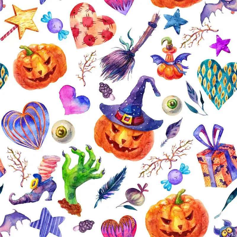 Beautiful Cake Cartoon Designs Printed Knitted Cotton Spandex Digital Printing Fabric