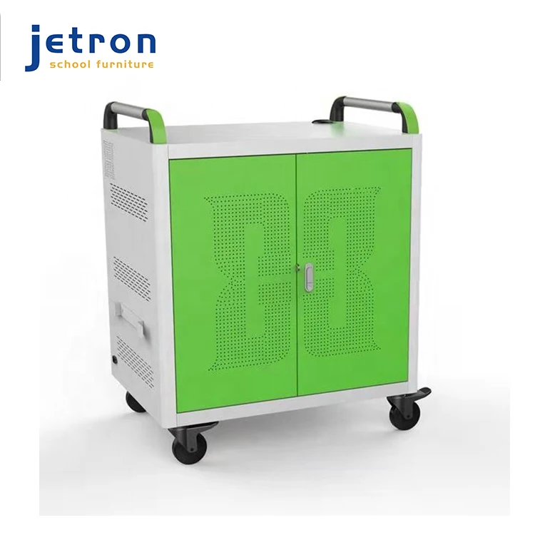 Durable quality focused school  furniture mobile device charging laptop cart and disinfection cart