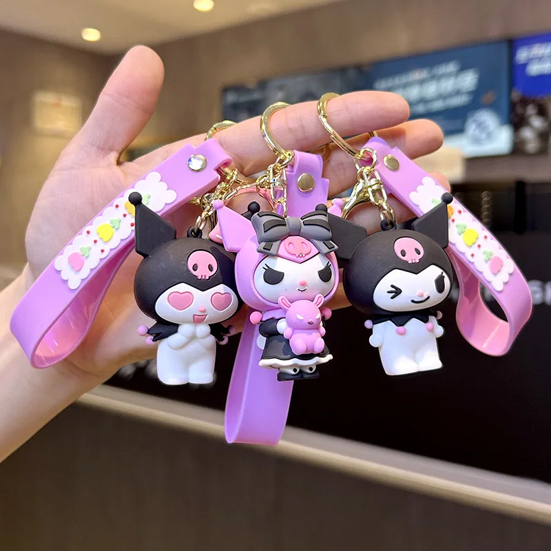 2023 New Sanrio Keychain Pendant Kulomi Keychain Doll Car Pendant ...