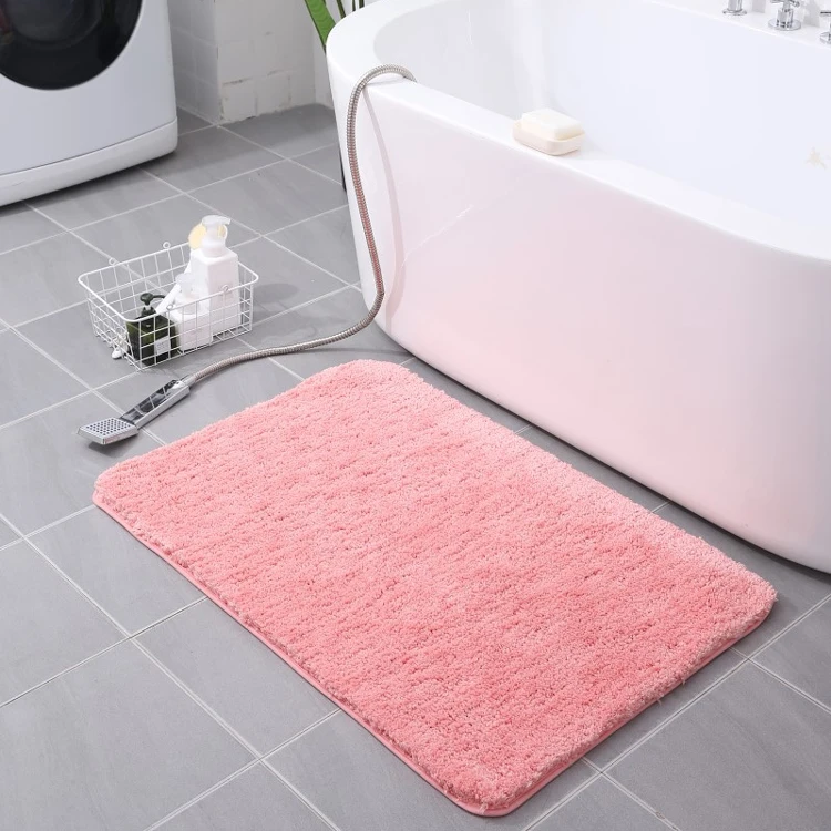 40 60cm Absorbent Microfiber Bath Mat Soft Shaggy Bathroom Mats Shower Rugs Buy Bathroom Mat Soft Shaggy Mats Shower Rugs Product On Alibaba Com