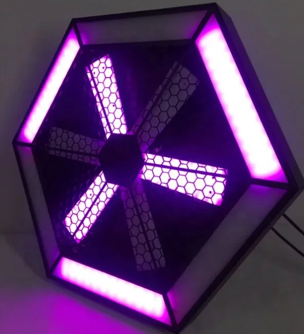 Ventaglio LED Pieghevole - Luci Colorate Per Spettacoli E Feste - Foto 2