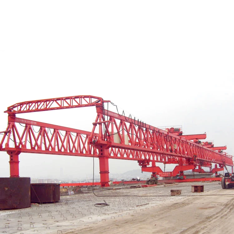 160t 45m Segment Viaduct Construction Beam Bridge Girder Erection Launcher Crane