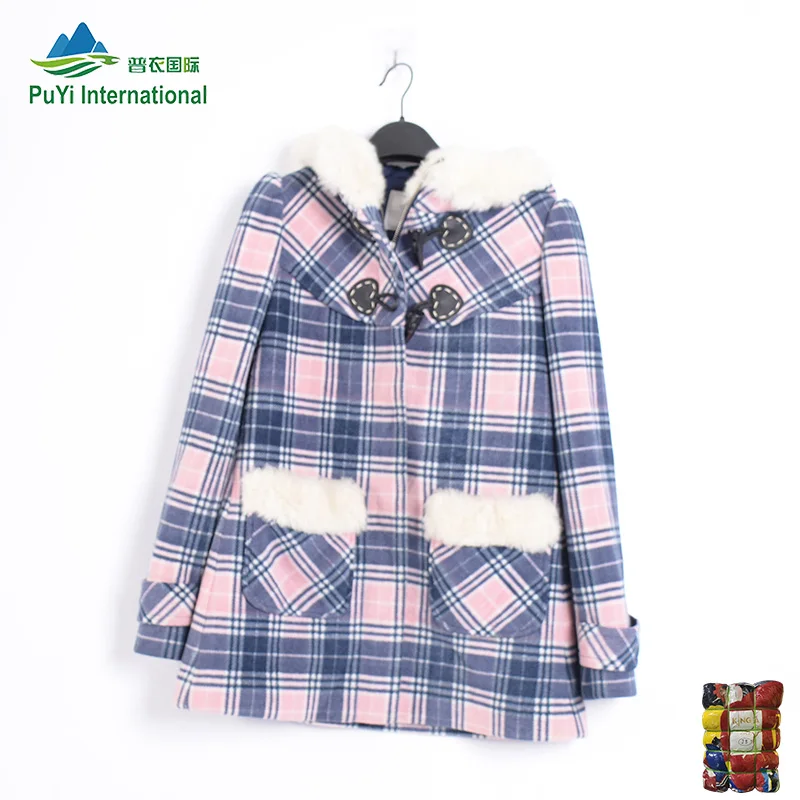 Autumn Winter Usa Used Clothing Bale Women Worsted Wool Coat In Stock ...