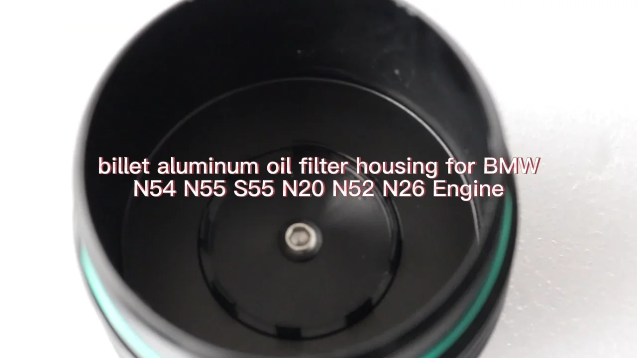 Billet Aluminum Oil Filter Housing For Bmw N54 N55 S55 N52 N20 N26