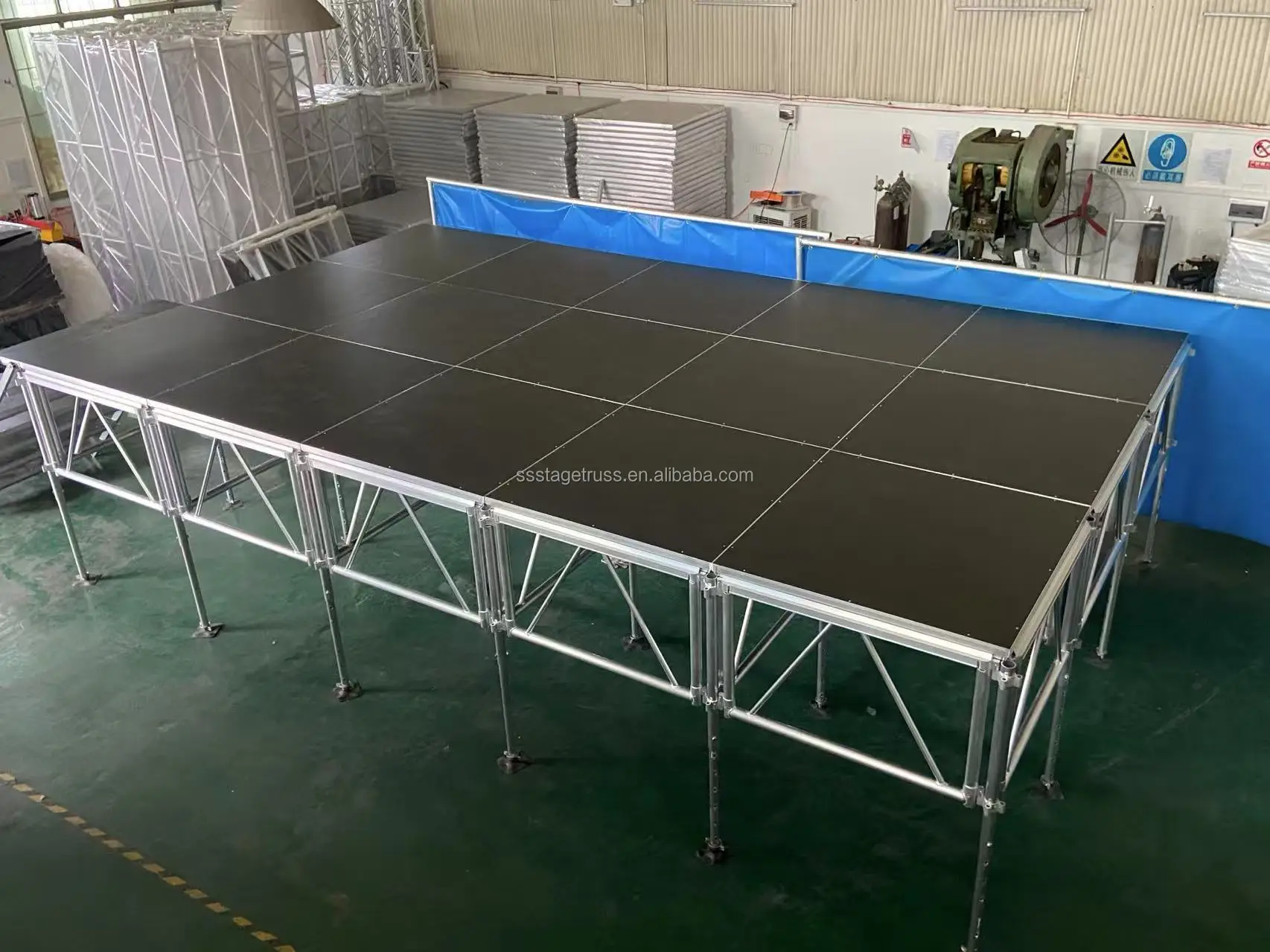 product 61x366m aluminum alloy assembly stage with adjustable height for performance wedding event stage platform 122122-2