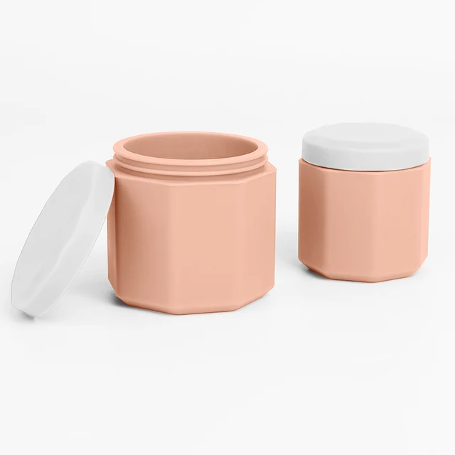 30ml 50ml Silicone Travel Dispenser Face Cream Lotion Bottle Reusable Household Makeup Storage Jar Eco-Friendly