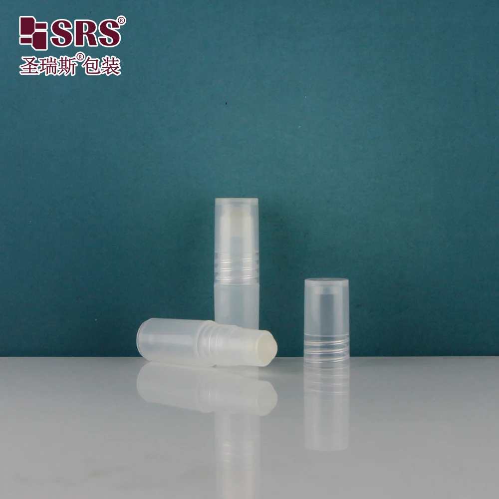 SRS Factory Customization Plastic Unique Design Plastic Roller Ball Container 3ml Bottle Roll On