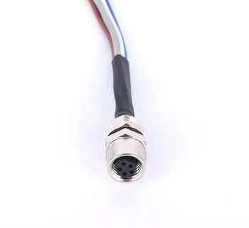 Wholesale Waterproof IP67 Sensor M8 B Code 5Pin Connector, M8 5Pin Wall Mounted Connector with wires