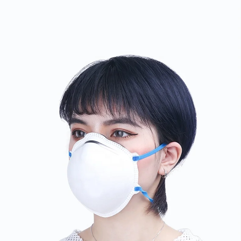 cup type ear loop dust KN95 face mask protective activated carbon mask with valve FF1/FF2