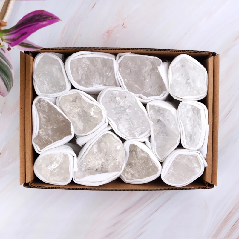 Various of Crystals Quartz Block Natural Amethyst Rose Quartz Reiki Healing Mineral Specimens Stones With Box