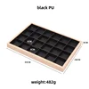 24 grid plate/black PU