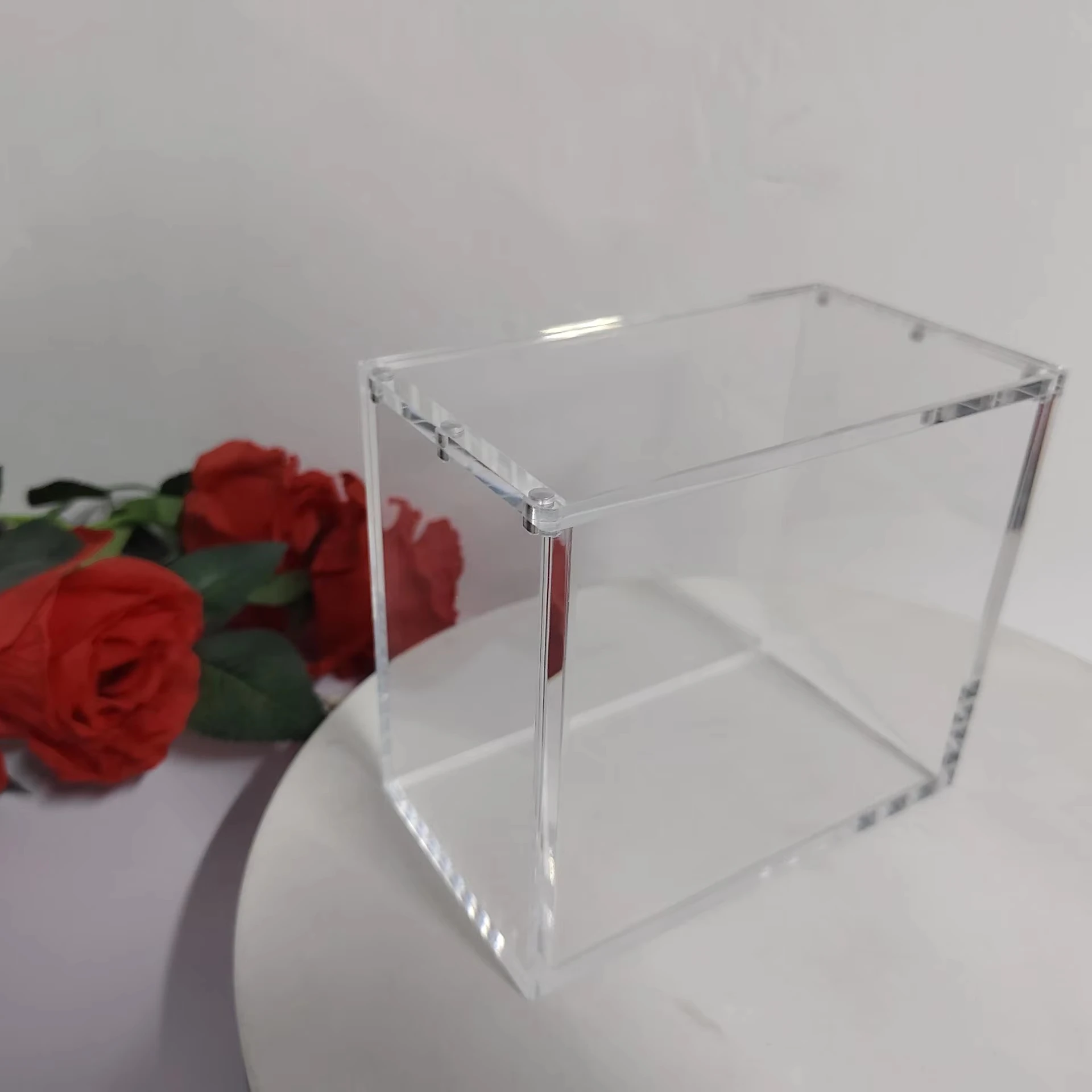 Acrylic Display Case with 8mm+5mm Panels and 5x3mm Magnets