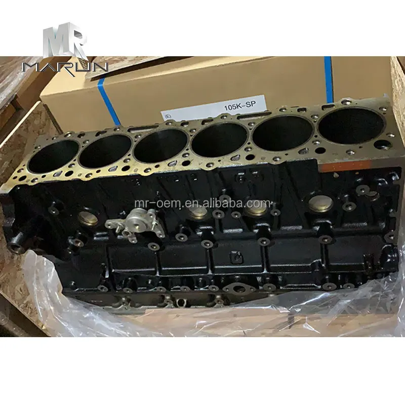 6HK1 Original Cylinder Block for Excavator ZX330-3 Construction Machinery 8-98206965-0