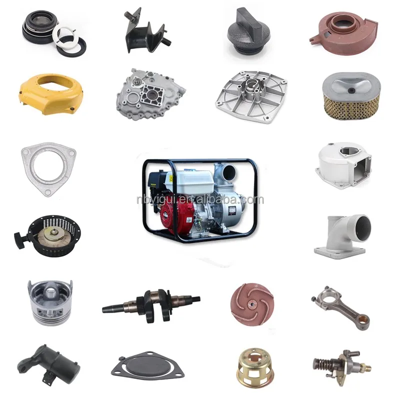 Gasoline Engine Generator Spare Parts for 168F, 188F, 190F, GX160, GX200, GX390, GX420, 2KW, 5KW of Loncin Water Pump Piston