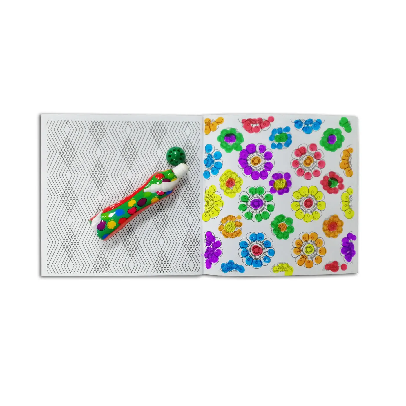 Мульти цвет моющиеся высокой емкости Dabber точка подушечка бинго маркер для белой