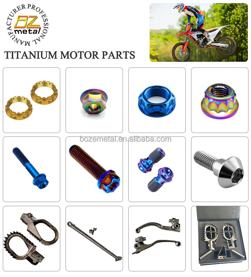 Titanium Alloy Motorcycle Pedal Foot Pegs Ktmexc/sx/sxf By Bozemetal