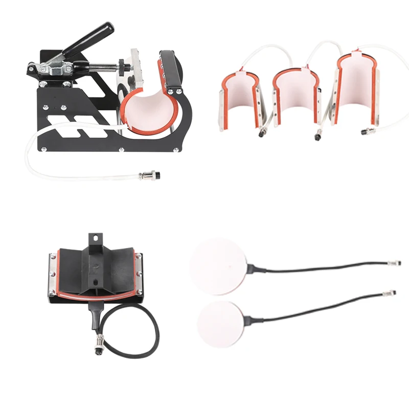 RubySub 11 in 1 Combo Heat Press Machines Sublimation Mug Hat Pen Plate Puzzle T Shirt Printing Machine