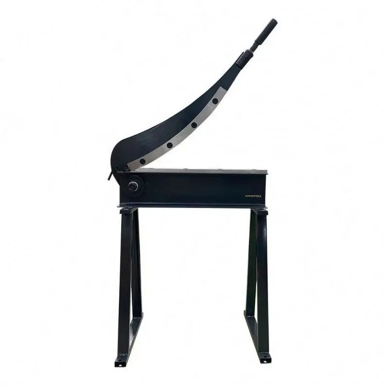 TEBAK Heavy-Duty Manual Guillotine Shear   Precision Inch-Width Sheet Metal & Plate Cutting Machinery