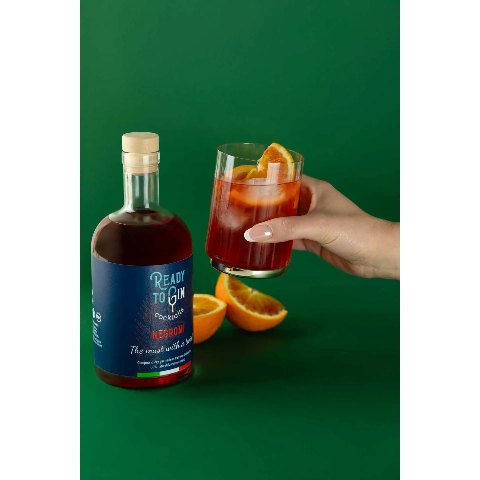 Ready To Gin Negroni Cocktail 700ml Ready To Drink Premium Spirit Mix