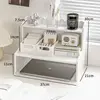 Medium-sized, thickened lace-trimmed storage rack