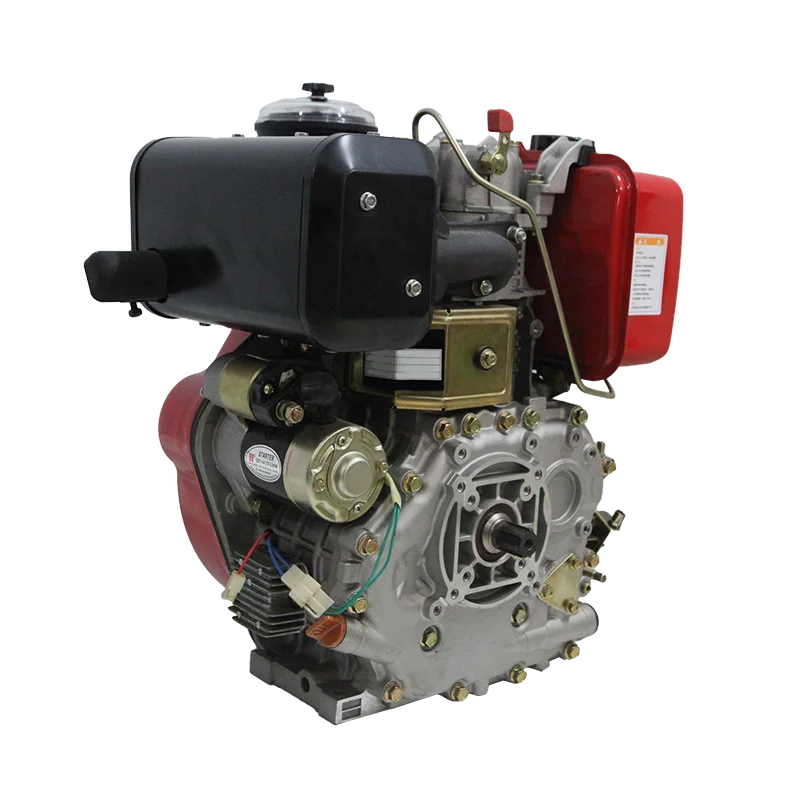 High Quality 188F 10 hp 7.5 KW 456cc 1 Cylinder air Cooled Small diesel Engine