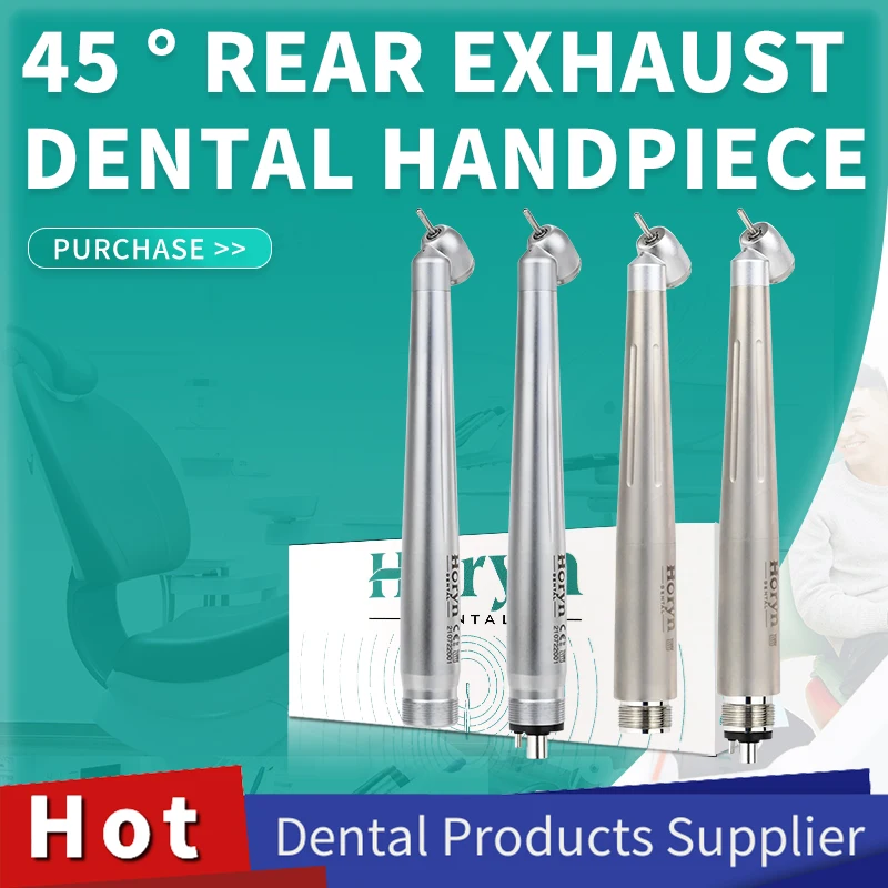 45 Degrees Midwest Dental High Speed Handpiece With 4 Holes Water