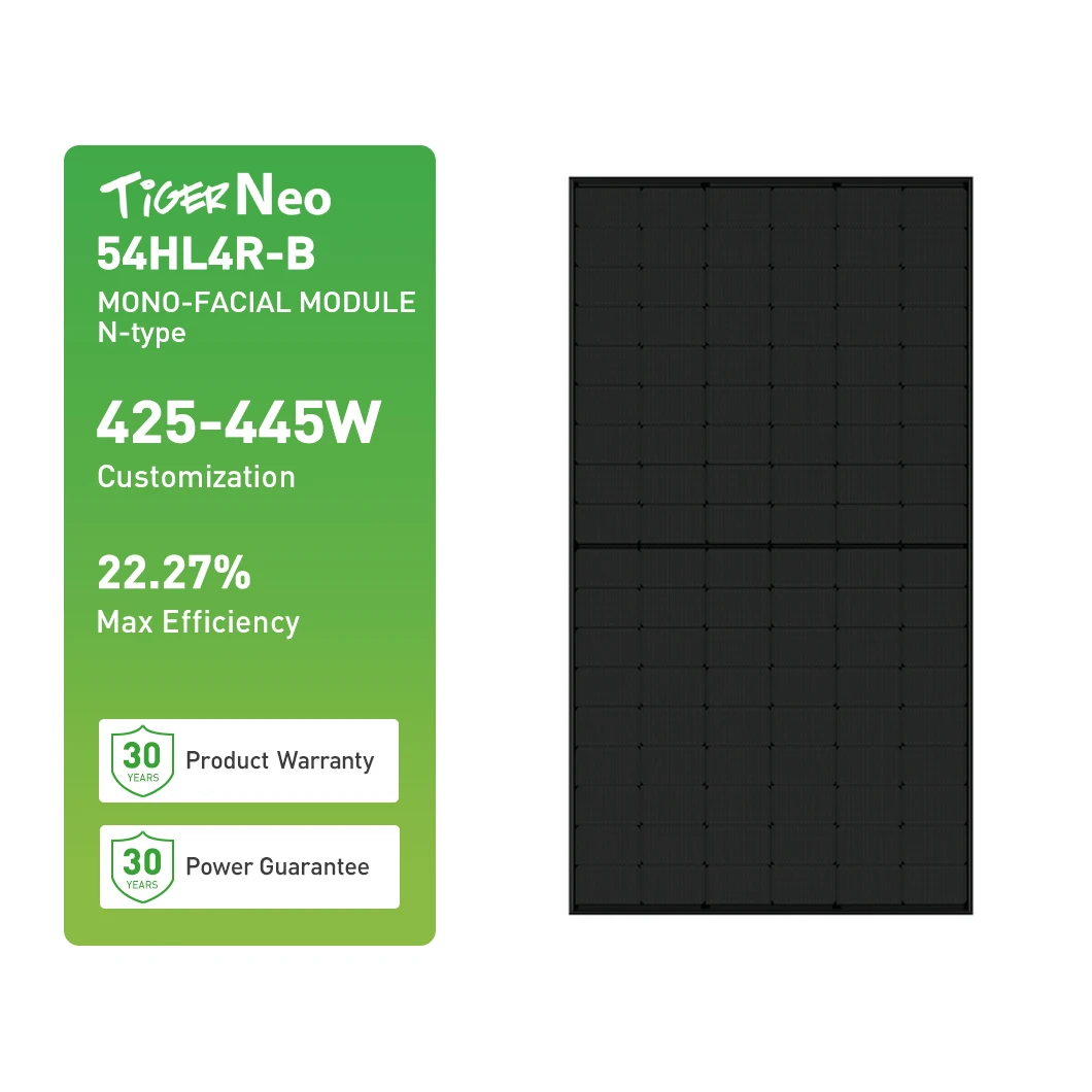 Niinページ Jinko Tiger Neo N-Type 54hl4r- (B) 425-445 Watt Solar Panel
