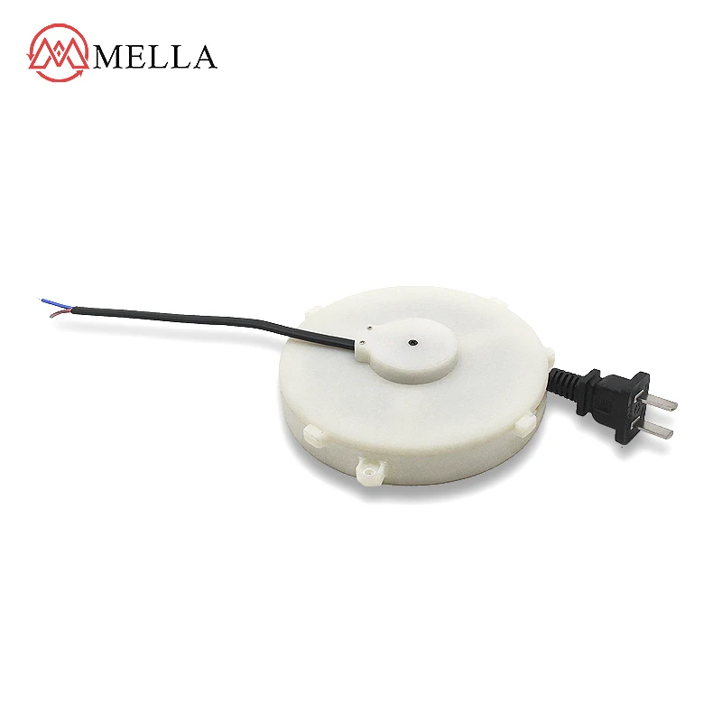 Retractable Cable Mechanism Mini 1m Retractable Power Extension Cord Reel