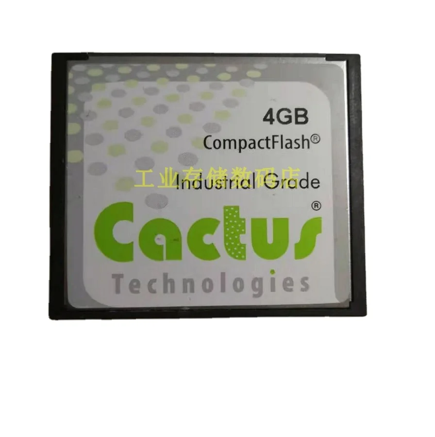 Cactus Industrial Grade 4GB CompactFlash (CF) Memory Card – Used