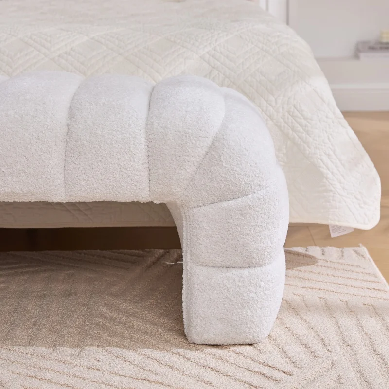 Elvarenae Aveline Channel-Tufted Bench — product detail
