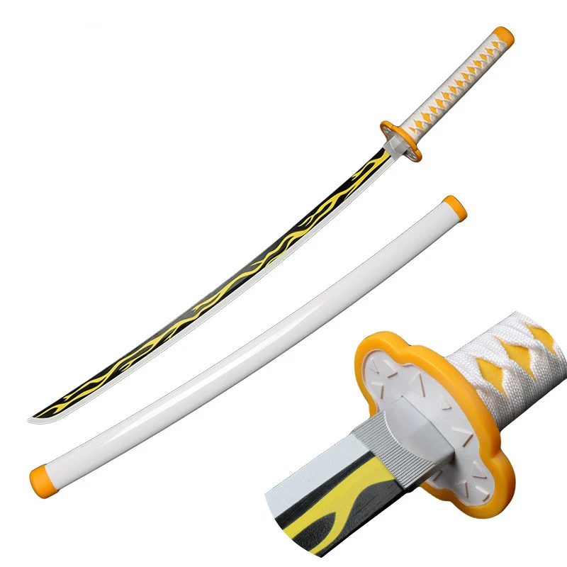 Toy Sword Wooden Sword Cartoon Craft Large Size Katana Cosplay Wooden Bokken Katana Anime Cosplay Sword Craft Christmas
