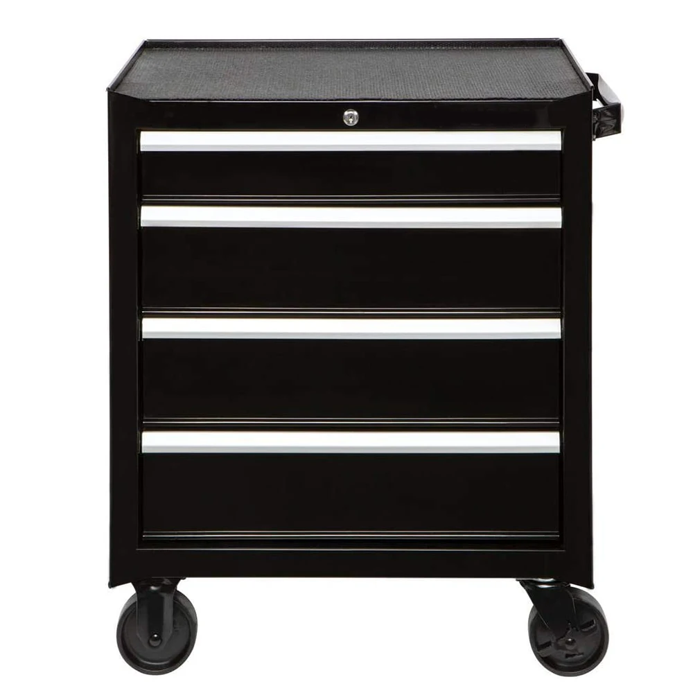 Rolling Chest 4 Drawers Metal Heavy Duty Steel Garage Tool Cabinet supplier