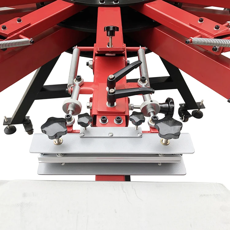6 Color 6 Station Screen Printing Machine - High Accuracy