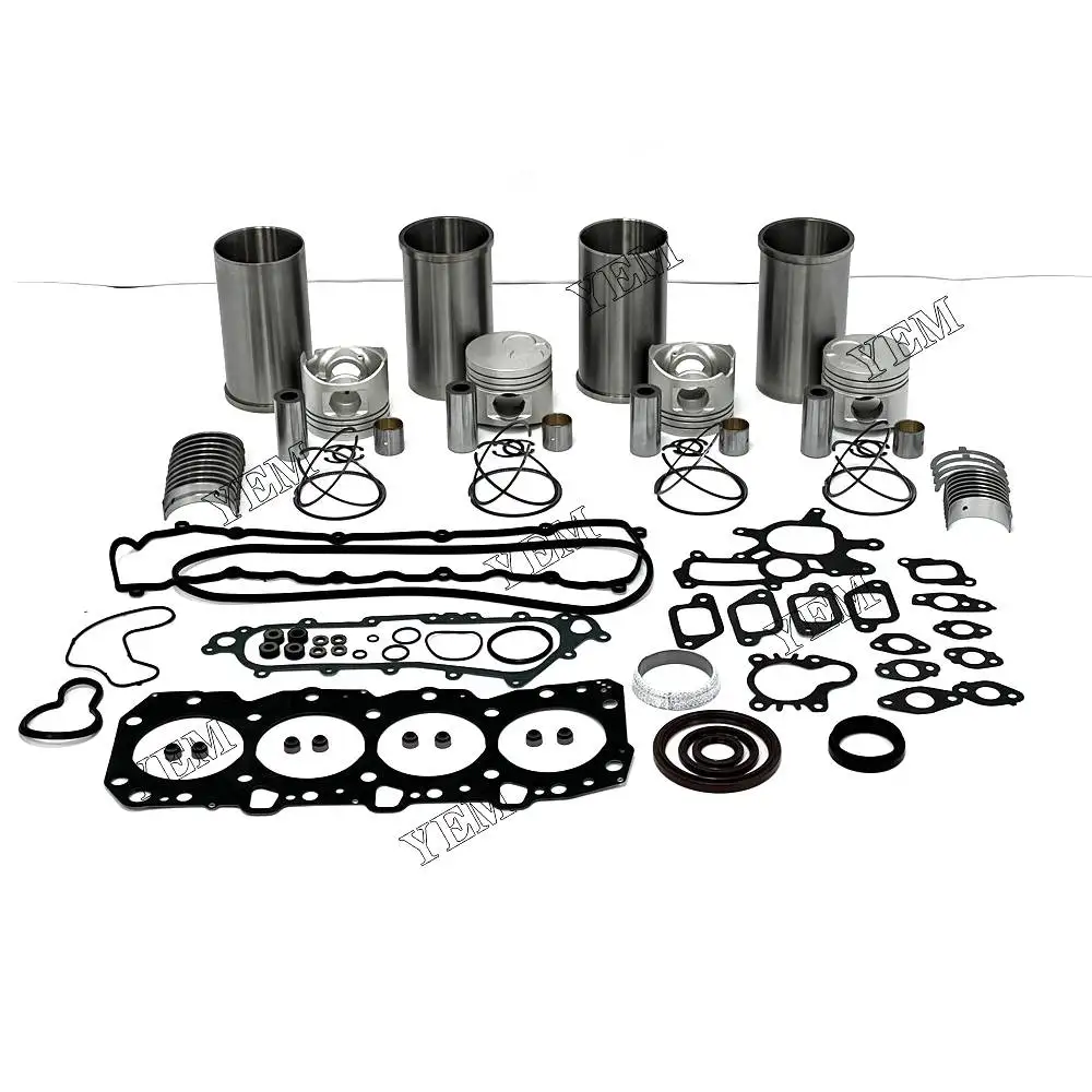 1KZ Engine Overhaul Kit With Cylinder Piston Rings Liner Full Gasket Kit Bearings for Toyota