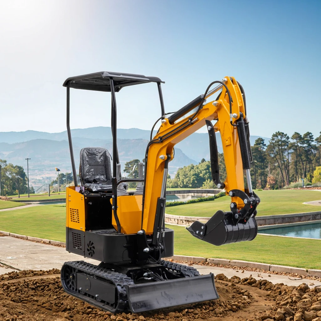 شحن مجاني حفار صغير 1 طن يورو 5 سي إي إبيا محرك متعدد الوظائف حفار صغير بوكس مع سقف