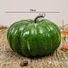 25cm green, large-petaled, plump, short pumpkin