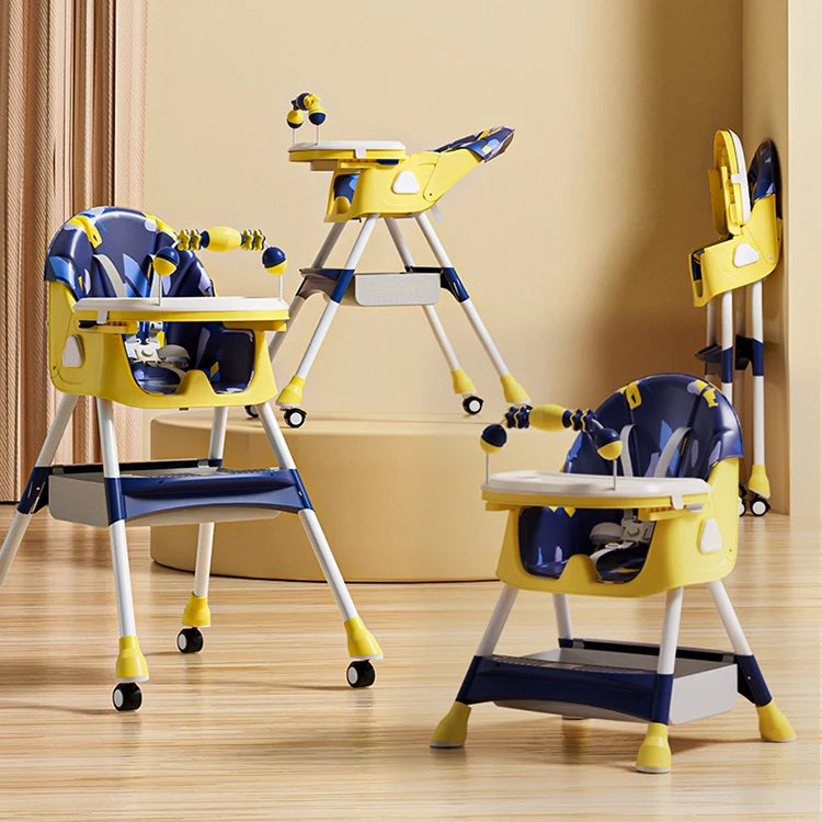 CLAF BEBE Factory Supply 2 in 1  High Chairs Safety Baby Well-designed Fast Supplier Available Travel Cot Baby
