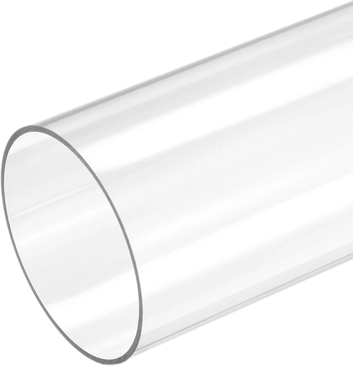 Plastic Transparent Pipe Rigid Polycarbonate Round Tube Clear High Impact for Lighting Models Water Plumbing