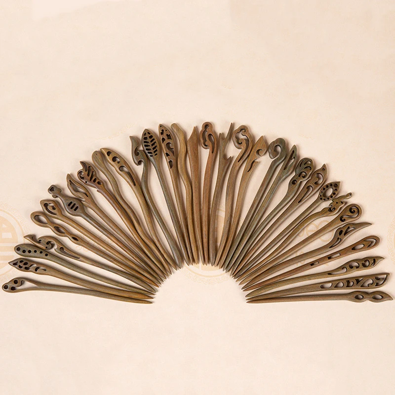 Деревянная палочка для волос, 7 дюймов