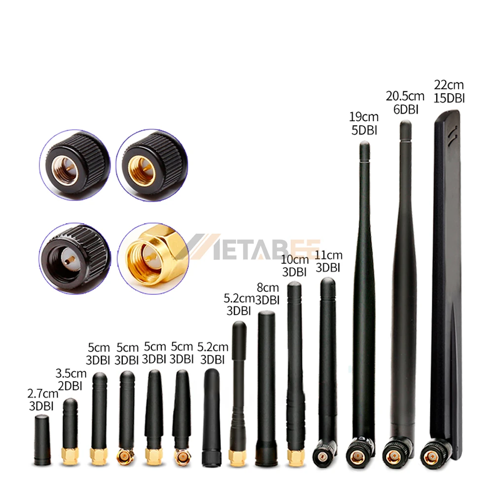 Customization Antenna,868mhz 915mhz,108mm,2dbi 7dbi,2.4ghz & 5.8g Dual