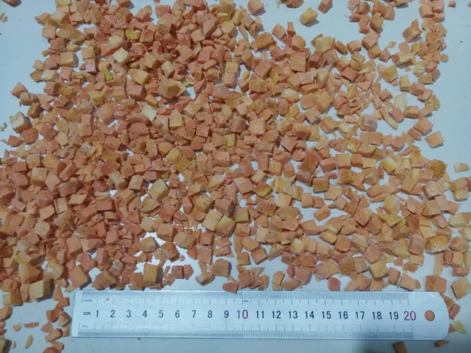 Замороженные кубики овощей FD моркови