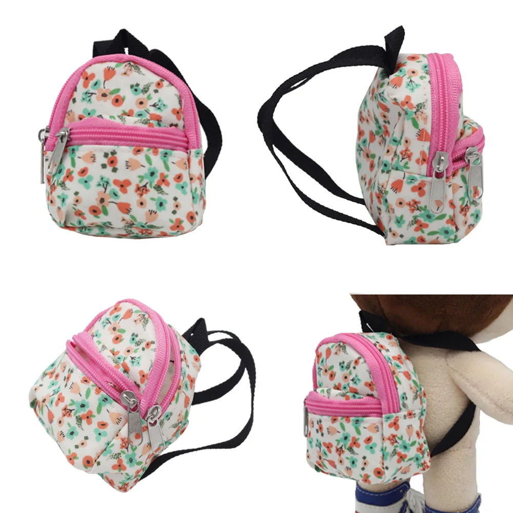 High Quality 1/6 Scale 11.5 Inch Baby Doll Christmas Elf Backpack Bag Colorful Model Toy for 11-12 Inch Dolls