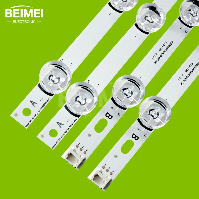 LED Backlight TV 6V 8 LEDs 8 PCS Per Set 42lb LG 42lb5820 Innotek Drt 3.0 42 Inch A B 6916L-1710b 6916L-1709b - Set LED 42lb, LG 42lb5820 - Foto 10
