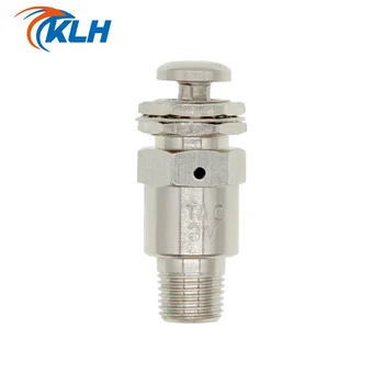 Air Pneumatic TAC-3P 2 Port 3 Positionen Drucktaster Schalter Ventil M5×0,8
